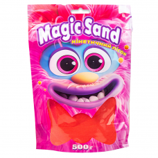 Кінетичний пісок Magic sand в пакеті 39404-4 фіолетовий, 1 кг Стратег /15/