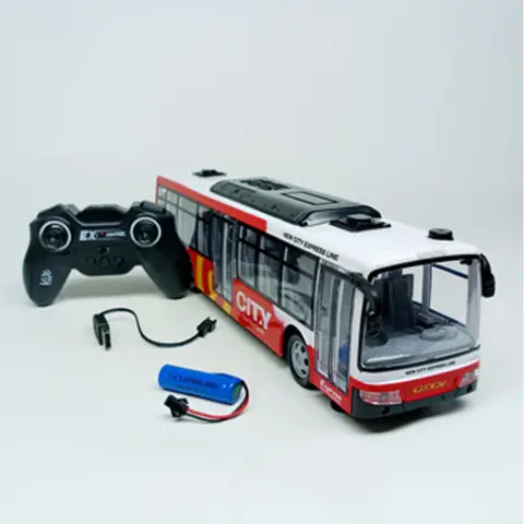 Автобус на радіокеруванні City Bus, 36 см, із підсвічуванням, акумулятор, 666-695NA (В асортименті)