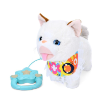 Кіт інтерактивний плюшевий, M5842IUA, 25 см, зі звуком, музика, пульт-повідець (В асортименті)