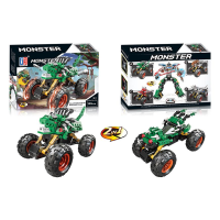 Конструктор Машинка монстр 2 в 1, 123-338-41, від 116 деталей, (В асортименті)