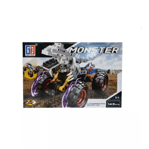 Конструктор Машинка монстр 2 в 1, 123-338-41, від 116 деталей, (В асортименті)