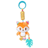 Підвіска м’яка HB0073ABC, 37 см, тварина 13 см, звук, прорізувач (В асортименті)