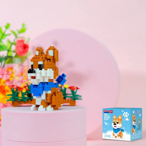 Конструктор Собака, 18248-2-3-4-5-6-7-8-9, від 166 деталей, (В асортименті)