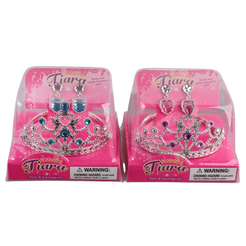 Набір аксесуарів для дівчат, корона з аксесуарами 638W (В асортименті)