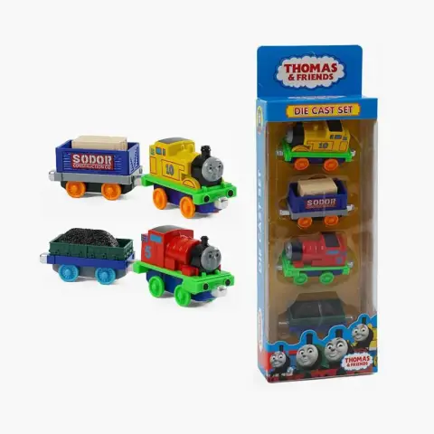 Набір потягів Томас та його друзі, 899-8, металопластик, 2 локомотиви, 2 вагончики (В асортименті)