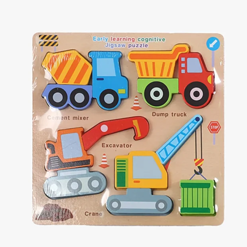 Вкладиші дерев’яні, 18x18 см, C73294 (В асортименті)