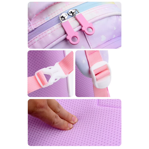 Рюкзак Kuromi, твердий корпус, 2 відділення, 2 бокові кишені, 1 внутрішня, C71647 (В асортименті)