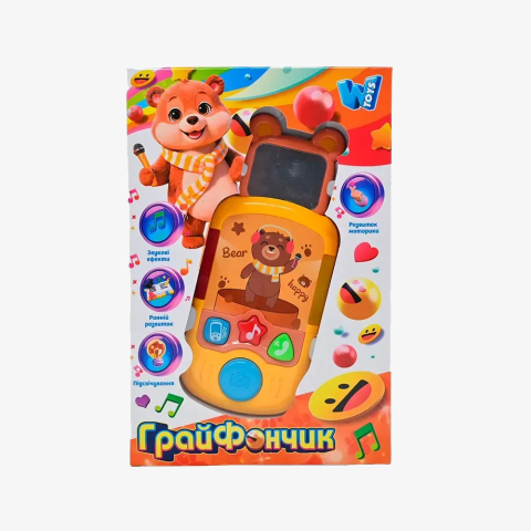 Телефон Грайфончик WToys українська озвучка, казки, дзеркальце, 80603