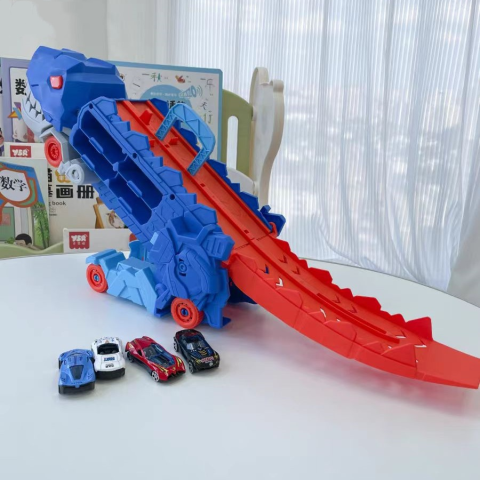 Трек-гараж з транспортом Динозавр, 43 см, 2 машинки, MH-177