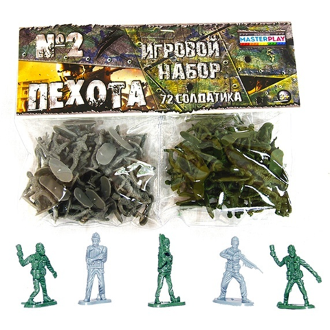 Набір солдатиків Захисник №2, 1-043