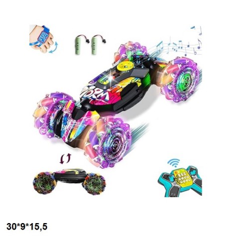 Всюдихід-трюкач на радіокеруванні Twist, акумулятор, світло, дим, 30x9x15.5 см, 2333
