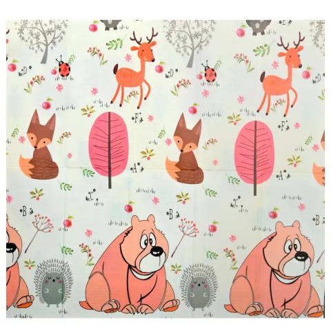 2-х сторонній ігровий килимок (ТЕРМО) EVA, 180x200x0.8 см, у сумці, D-70804