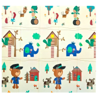 2-х сторонній ігровий килимок (ТЕРМО) EVA, 180x200x0.8 см, у сумці, D-70804