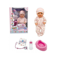 Пупс, YL2440A-B/YL2440A-I, 40 см, інтерактивний, з аксесуарами, горщик, кліпає очима (В асортименті)