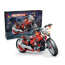 Конструктор “Мотоцикл”, 506 елементів, гумові шини (MB005/MB006) МІкс