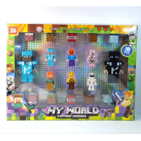 Набір фігурок Майнкрафт, 32x24 см, 23203