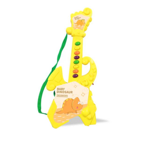 Гітара дитяча Динозавр, 1011B, 38 см, з музичними ефектами (В асортименті)