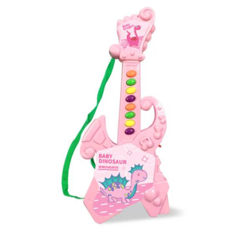 Гітара дитяча Динозавр, 1011B, 38 см, з музичними ефектами (В асортименті)