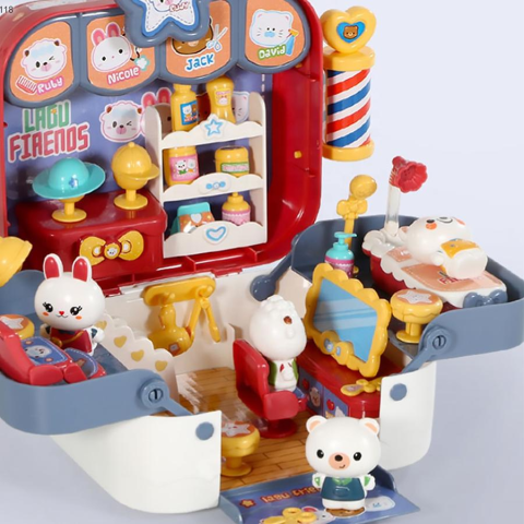 Ігровий набір барбершоп, 44x15.5x32 см, QL202-1