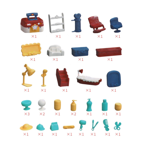 Ігровий набір барбершоп, 44x15.5x32 см, QL202-1