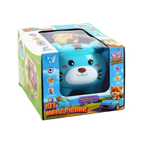 Кермо Кіт-мандрівник WToys, 10749, озвучене українською мовою, з музичними та світловими ефектами