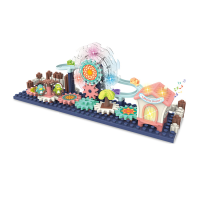 Механічний трек-конструктор з шестернями, 35x8x25 см, 88010B