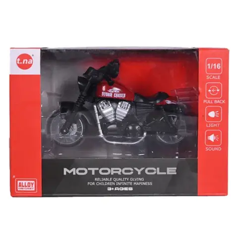 Мотоцикл, TN1231, з музичними та світловими ефектами, інерція (В асортименті)