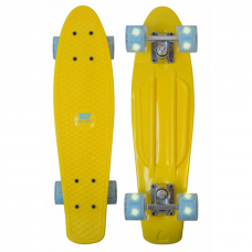 Скейт Пенні борд Best Board, СВІТЛО, дошка = 55 см, колеса PU d = 6 см (76761) МІкс