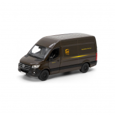 Металлический инерционный автобус Mercedes-Benz Sprinter UPS 5", открываются двери
