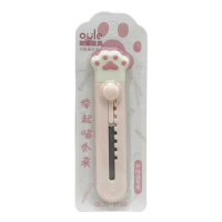 Ніж канцелярський у блістері Лапка, 9.5 см, 8480 (В асортименті)