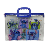 Папка-портфель ПВХ прозора Стіч, 28x39 см, 30 мкм, 33-ST (В асортименті)