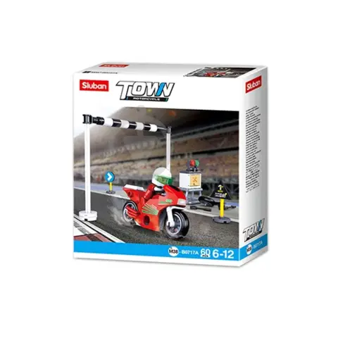 Конструктор Town Мотоцикл, M38-B0717, 45-77 деталей, (В асортименті)