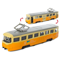 Трамвай, метал, масштаб 1:70, інерційний, 18.5 см (В асортименті)