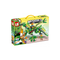 Конструктор Майнкрафт Зелений дракон, LB1191, 463+ деталей