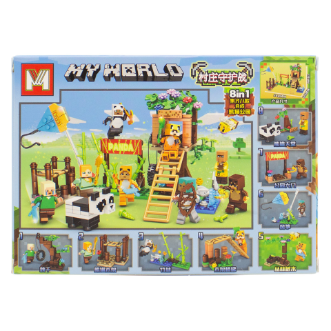 Конструктор Майнкрафт, 47-52 деталі, 15x11x3 см, (В асортименті)