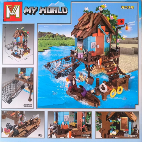 Конструктор Майнкрафт, MG1382, 762+ деталей