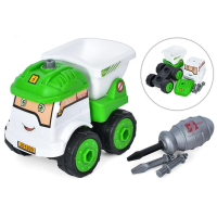 Конструктор на шурупах, машинка, 12 см, викрутка, на листі, 20x20x8.5 см (В асортименті)