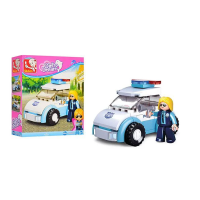 Конструктор SLUBAN Рожева мрія Транспорт, від 67 деталей, фігурки, (В асортименті)