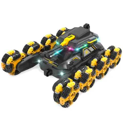 Танк на радіокеруванні, 2.4G, 22 см, пара, музика, USB (В асортименті)