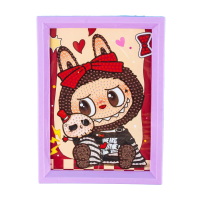 Алмазна мозаїка LABUBU з прикрасами мікс L5343