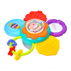 Брязкальце дитяче "Квітка" 15см, на присосці, прорізувач, люстерко 0884 Брязкальце дитяче "Квітка" 15см, на присосці, прорізувач, люстерко 0884