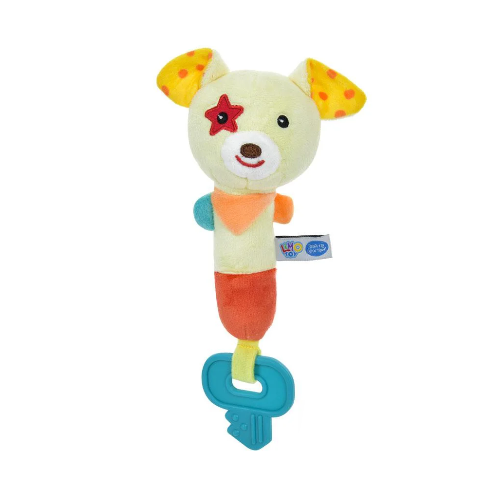 Брязкальце м'яке 17см, гризунок, плюш, 3 види, у п/е 7-17-6см /50/