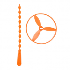 Вертушка 15см, паличка 34см, на запуску, світло, бат(табл), розібрана, мікс кольорів, /30/600/20шт п/е