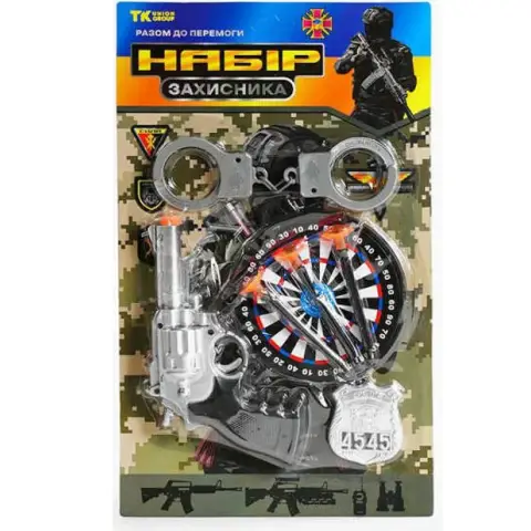 Військовий набір TK Group 4 елементи 3 стріли на присосках (в асортименті) TK63011