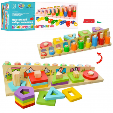 Навчальний набір-геосортер Limo Toy "Блискучий математик" 70 деталей MD2068 Навчальний набір-геосортер Limo Toy "Блискучий математик" 70 деталей MD2068