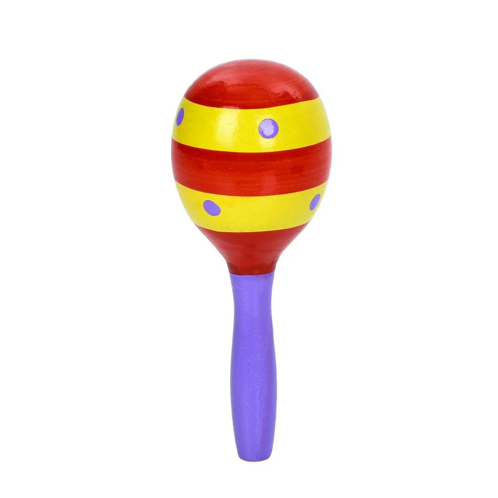 Дерев'яна іграшка Маракас 5 видів, 12,5см /150/