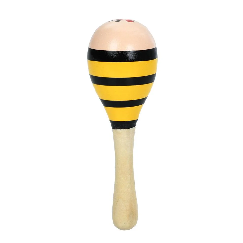 Дерев'яна іграшка Маракас мікс видів, кул., 4-11,5-4 см /100/