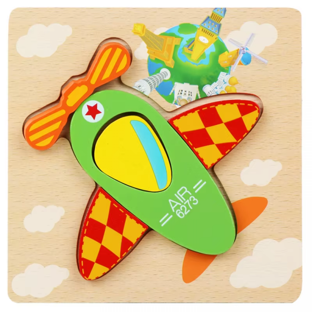 Деревян. вкладыши микс видов, в п/э 14,8*1,2*14,8см /200/