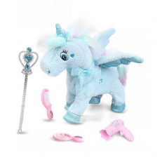 Музичний єдиноріг з підсвічуванням, сенсорним датчиком, гребінцем та дзеркалом