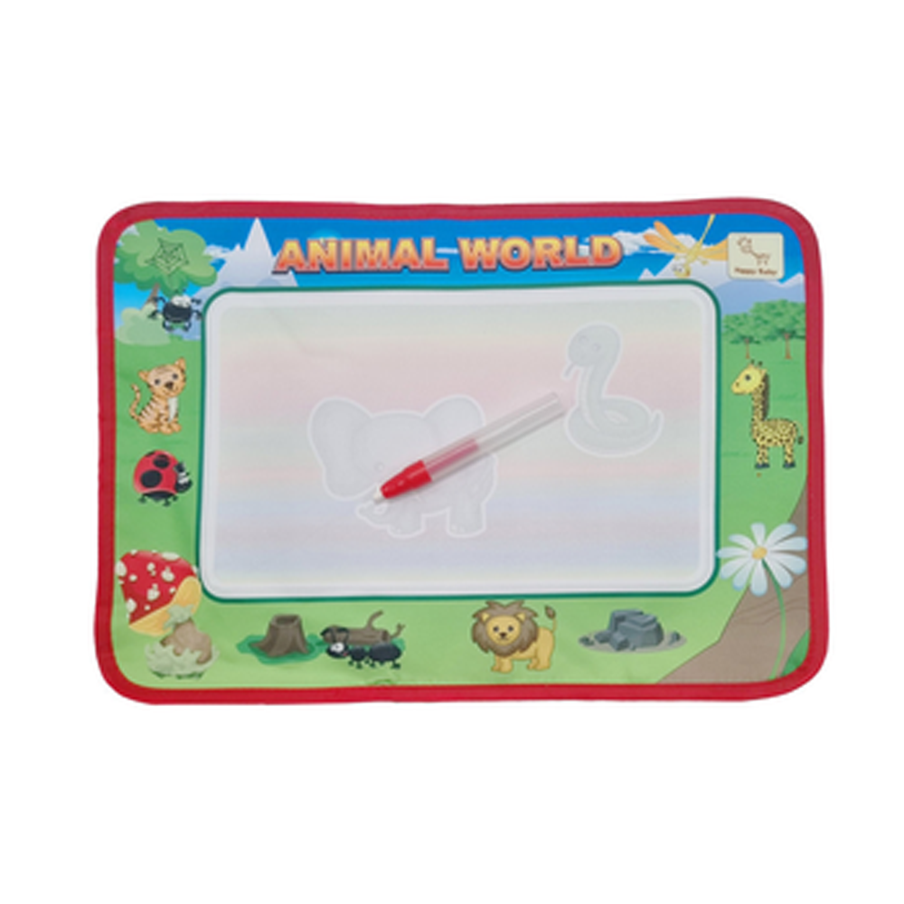 Килимок для малювання водою 38-28см, 3 види, в п/е 29-48-1см /120/